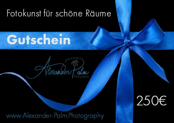 Geschenkgutschein  - fotokunst.berlin - Kunstfoto Galerie