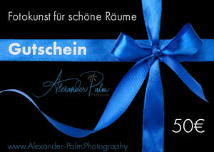 Geschenkgutschein  - fotokunst.berlin - Kunstfoto Galerie