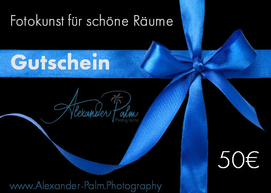 Geschenkgutschein  - fotokunst.berlin - Kunstfoto Galerie